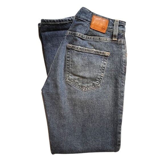 AG Adriano Goldschmied The Ex-boyfriend Slouchy Slim Jeans Blue Medium Wash 26 R - Picture 1 of 16